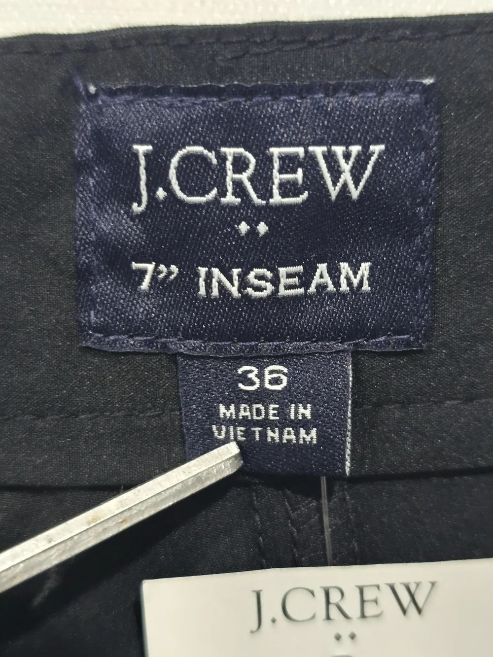 J.Crew Men's Black Stretch Performance 7